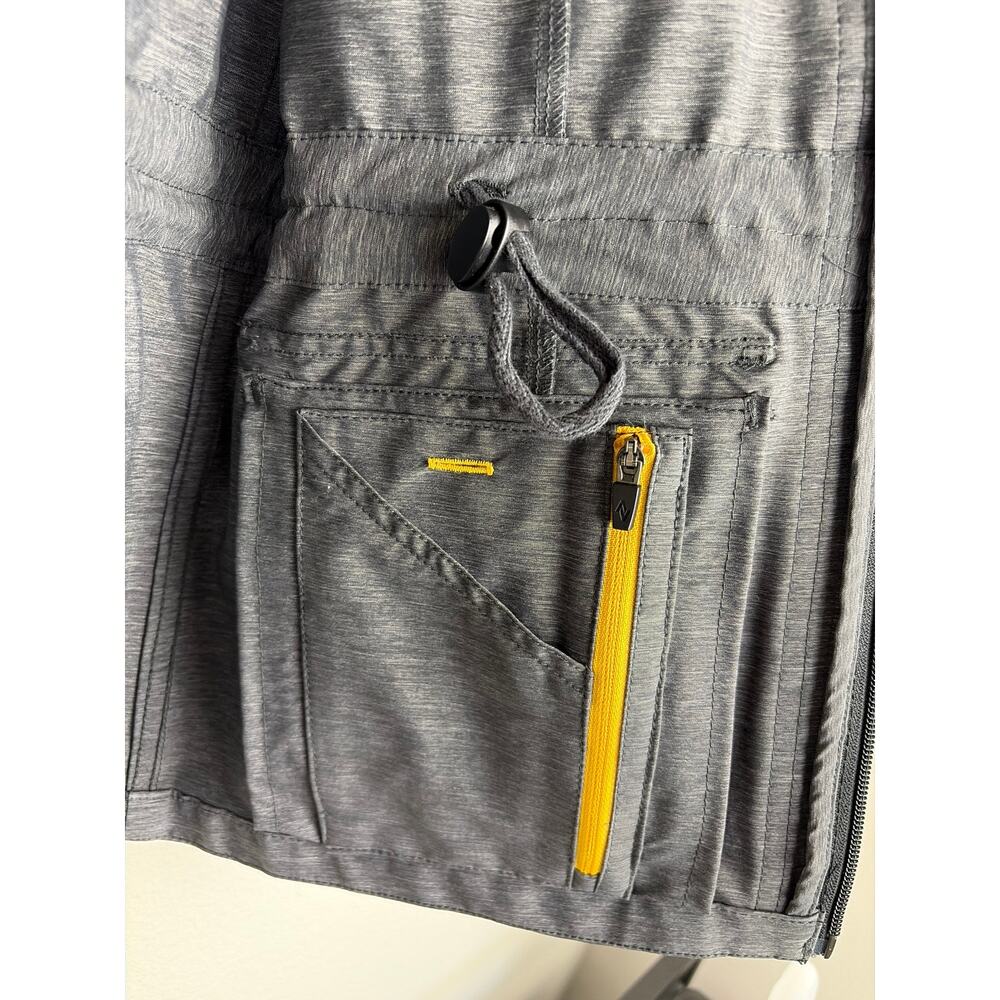 Eddie Bauer Travex Vest Womens XS Grey Fit Full Zip Utility Outdoor Gorpcore - Picture 7 of 8